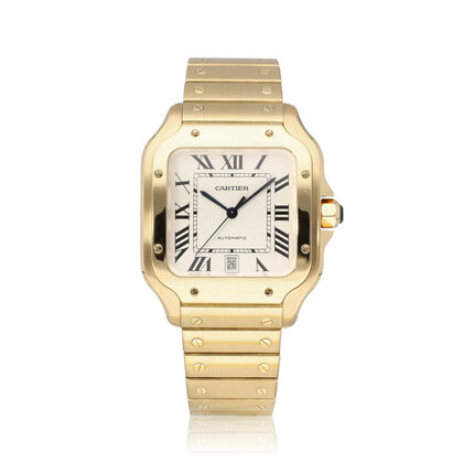 Santos de Cartier Large large gold | ref. 4070 | 2018 box + papers