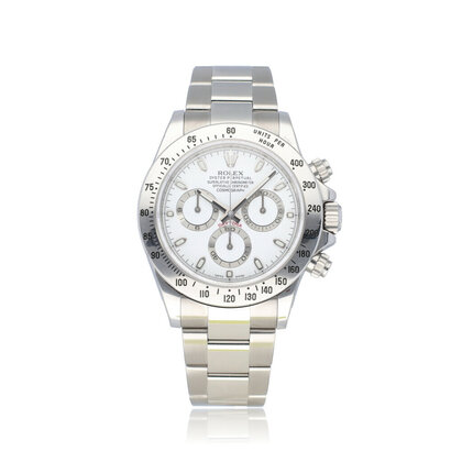 Daytona 40 chronograph steel white Chromalight APH 2014 box + papers