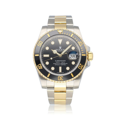 Submariner Date 40 steel - yellow gold black ceramic | NEW ROLEX SERVICE