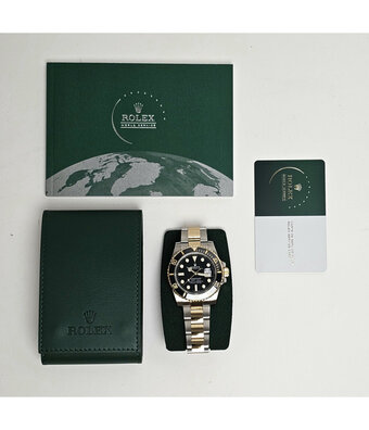 Rolex Submariner Date 40 steel - yellow gold black ceramic | NEW ROLEX SERVICE