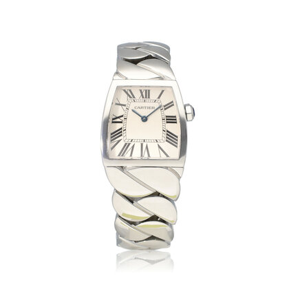 La Dona de Cartier 28 steel silver large box + papers | OPEN DATE