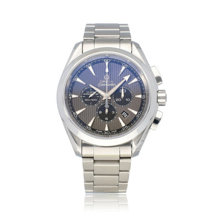 Seamaster Aqua Terra 150M Co-Axial Chronometer 44 steel grey 2009 box + papers
