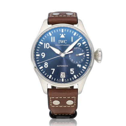 Big Pilot's Watch Le Petit Prince 46 steel Le Petit Prince 7-days blue 2021 box + papers