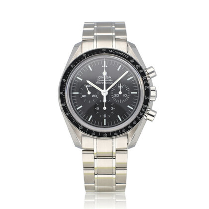 Speedmaster Moonwatch Professional Chronograph 42 steel black 2019 box + papers