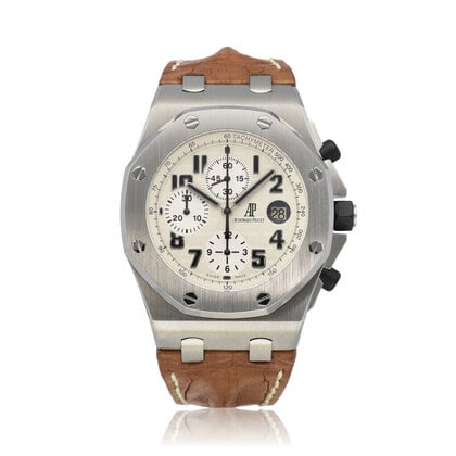 Royal Oak Offshore Safari steel white | NEW AP STRAP