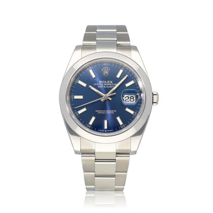 Datejust 41 steel blue Oyster 2022 + papers