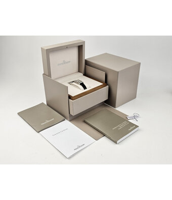 Jaeger-LeCoultre Reverso Classic Small Duetto 34 steel silver / black diamond ref. 266.8.44 2013 box + pape