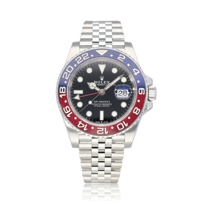 GMT-Master II 40 steel Pepsi ceramic Jubilee 2018 box + papers