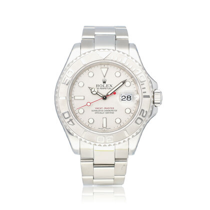 Yacht-master 40 steel platinum grey A-serial 1999 + papers