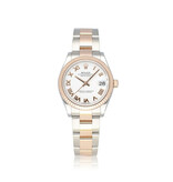 Rolex Datejust 31 steel - rose gold white roman Oyster 2020 B+P | NEW ROLEX SERVICE