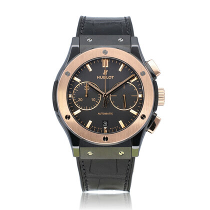Classic Fusion King Gold Chronograph 45 ceramic king gold 2020 box + papers