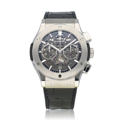 Classic Fusion Aerofusion Titanium Chronograph 45 skeleton 2017 box + papers