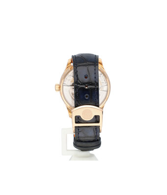 IWC Portugieser Automatic 42 rose gold blue BTQ edition 2021 + papers | NEW IWC STRAP