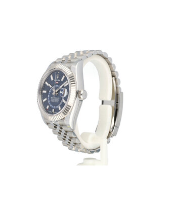 Rolex Sky-Dweller  42 steel - white gold bright blue Jubilee 2023 box + papers