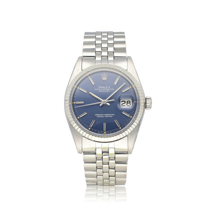 Datejust 36 steel blue sigma dial folded Jubilee - 1975