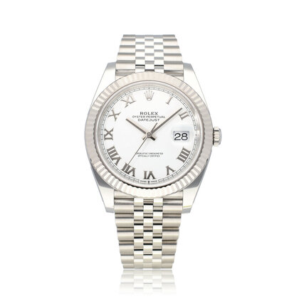 Datejust 41 steel white roman Jubilee 2024 box + papers