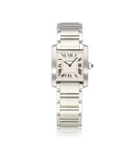 Cartier Tank Française  steel silver MM / medium box + papers