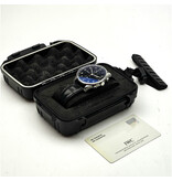 IWC Portugieser Chronograph Automatic 41 Portuguese chrono steel black 2009 + papers
