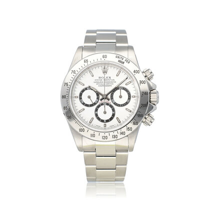 Daytona 40 steel white Zenith Oyster 1998 box + papers