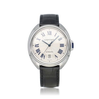 Clé de Cartier Clé de Cartier 40 steel - silver | ref. 3850 | 2023 B+P | NEW CARTIER STR
