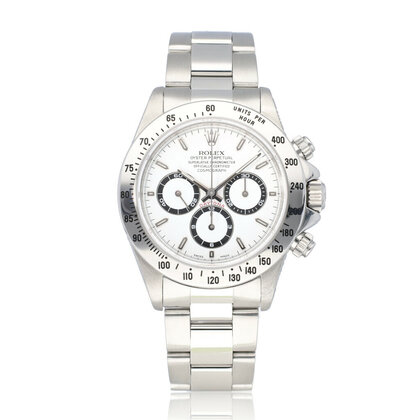 Daytona 40 steel white Zenith A-serial 1999 + papers