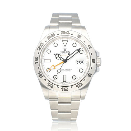 Explorer II 42 white - polar - orange 2016 + papers