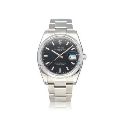 Date 34 34 steel black domed Oyster 2013 + papers