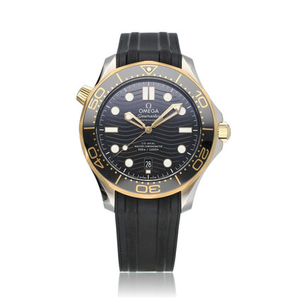 Seamaster Diver 300M Co-Axial Master Chronometer 42 steel gold black from 2024 box + paper
