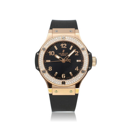 Big Bang Gold Diamonds 38 rose gold factory diamond bezel 2010 + papers