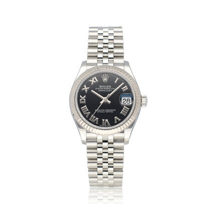 Datejust 31 steel - white gold black roman Jubilee 2022 box + papers