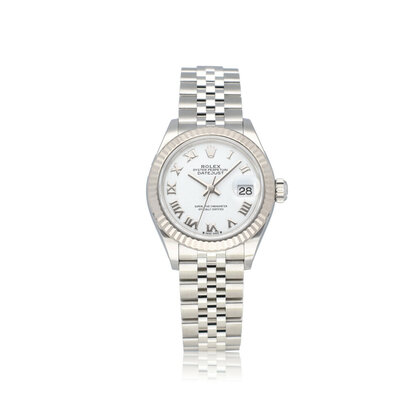Lady-Datejust 28 steel - white gold roman Jubilee 2023 box + papers
