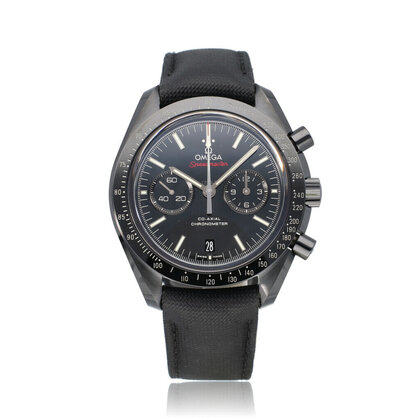 Speedmaster Dark Side of the Moon Chronograph 44 ceramic black lunar dust 2014 B+P