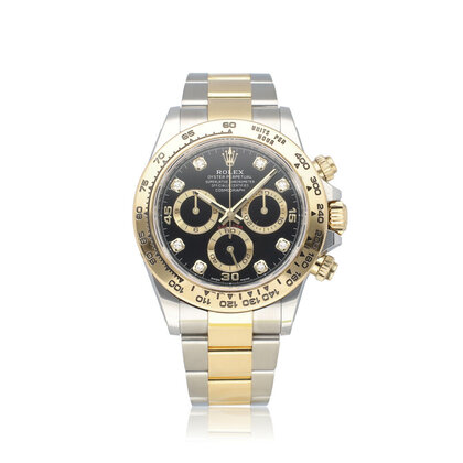 Daytona 40 steel - yellow gold black diamond 2023 B+P