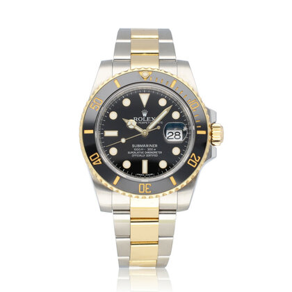 Submariner Date 40 steel - yellow gold black ceramic 2016 box + papers