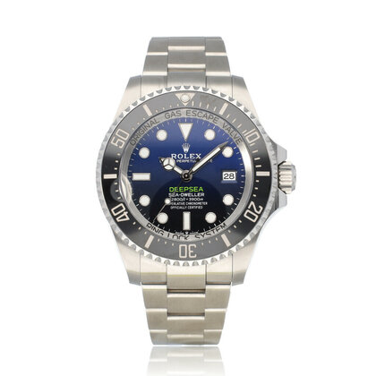 Sea-Dweller Deepsea 44 steel deep blue / d-blue / Cameron 2024 box + papers