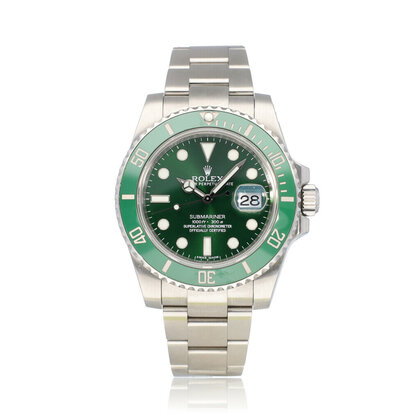 Submariner Date 40 steel green - Hulk ceramic 2010 + papers