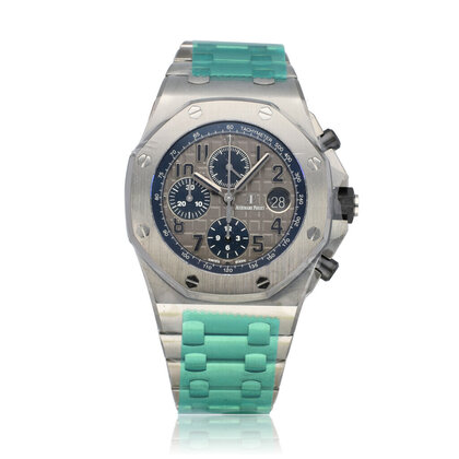 Royal Oak Offshore Chronograph QEII Cup 2018 42 Titanium grey Limited 2018 box + papers