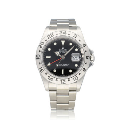 Explorer II 40 steel black RRR - rehaut cal. 3186 V-serial 2010 + papers