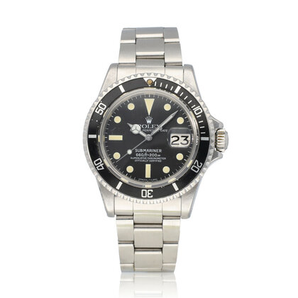 Submariner Date 40 steel black matte Oyster 294-serial - 1970