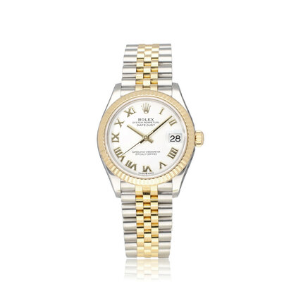 Datejust 31 steel gold white roman Jubilee 2020 box + papers