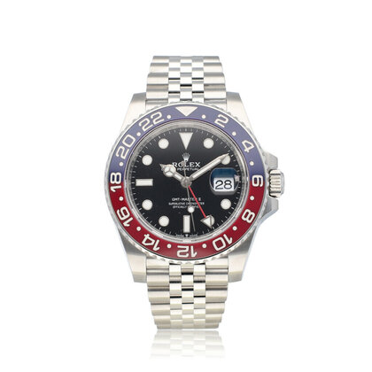 GMT-Master II 40 steel blue / red - Pepsi ceramic 2024 Jubilee B+P | STICKERS