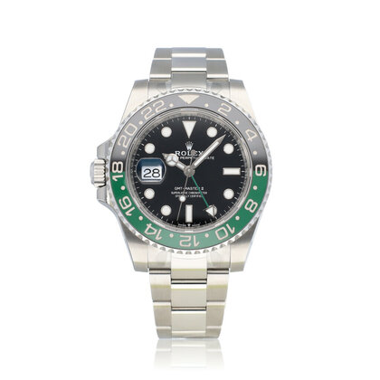 GMT-Master II 40 steel left - lefty - Sprite green Oyster 2024 box + papers