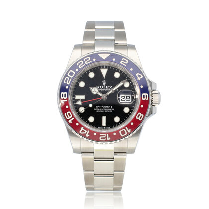 GMT-Master II 40 steel Pepsi blue - red ceramic 2020 + papers