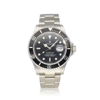 Submariner Date 40 steel black 2007 B+P | NEW ROLEX SERVICE