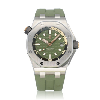 Royal Oak 42 offshore diver green 2022 box + papers
