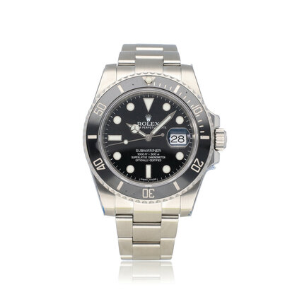 Submariner Date 40 steel black ceramic + box | NEW ROLEX SERVICE