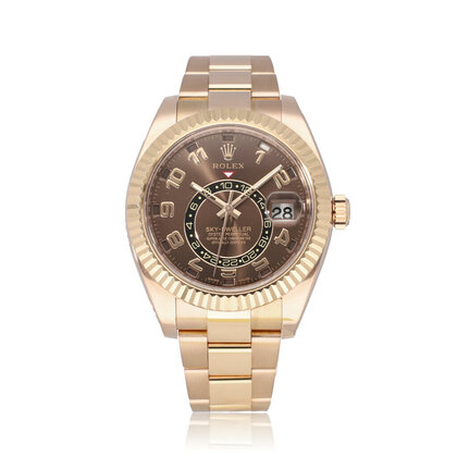Sky-Dweller 42 rose gold choco 2017 box + papers