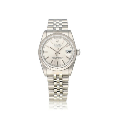 Datejust 31 steel - white gold grey index 1985 | NEW ROLEX SERVICE