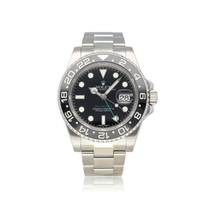 GMT-Master II 40 steel black ceramic Oyster + box