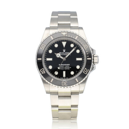 Submariner No Date 41 steel black ceramic 2022 box + papers